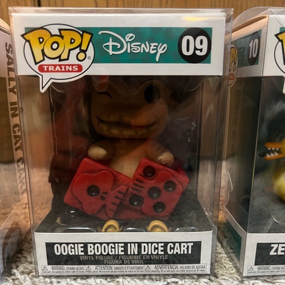 Disney Nightmare Before Christmas Funko Pop! Trains Set (NIB) - Picture 4 of 12